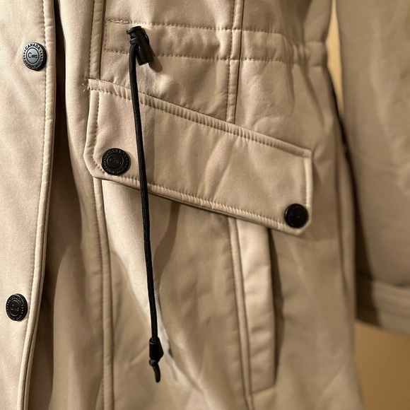 Canada Weathergear Tan Coat W/Detachable Faux Fur Hat Sz L - Picture 5 of 13